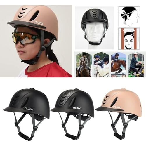 Adjustable Equestrian Helmet 55-61cm Horse Riding Helmet Men Women Riding Cap Breathable Equestrian Body Protectors