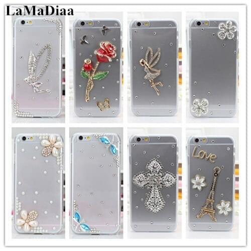Rhinestone Cover Luxury Bling Big Crown Shell Soft Phone Case For iPhone 12 11 pro max 5S SE 6 7 8 Plus XS XR MAX Cover Case