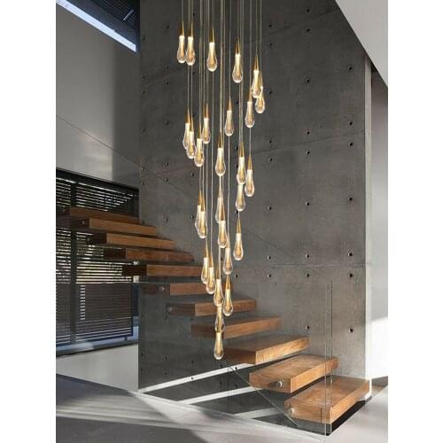 Modern Art LED Chandelier Lighting Living Room Villa Indoor Lighting Decor Crystal Ceiling Chandelier Kitchen Loft Hanging Lamps