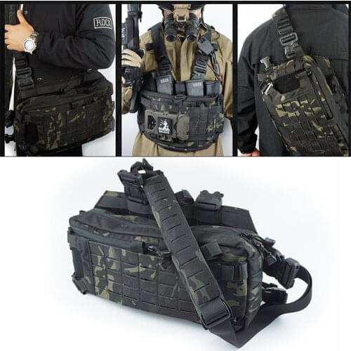Tactical 001 Original 421x Multifunctional Nylon Fabric Diagonal Bag Trend Satchel Can Be Double Chest Hanging Can Be Double Sho