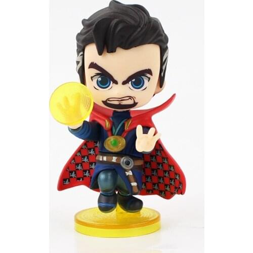 10cm Avengers 3 Infinity War Superhero Doctor Strange Stephen Vincent Q Version PVC Figure Model Collection Toys Doll Kids Gift