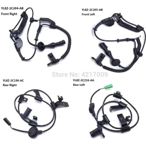 YL8Z-2C190-AC YL8Z-2C204-AB YL8Z-2C205-AA ABS Wheel Speed Sensor For Ford Escape Mercury Mariner Mazda Tribute 2.0 2.3 3.0L