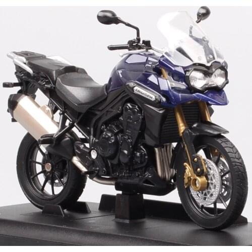 1/18 Scale Small Triumph Tiger Explorer 1200 Touring Motorbike Diecasts & Toy Vehicles Motorcycle Models Xmas Birthday Gift