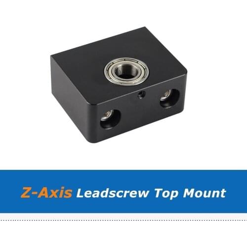 1pc 3D Printer Parts Aluminum Z-Axis Leadscrew Rail Top Mount For Tornado Creality CR-10 Ender 3 Pro Metal Z-Rod Bearing Holder