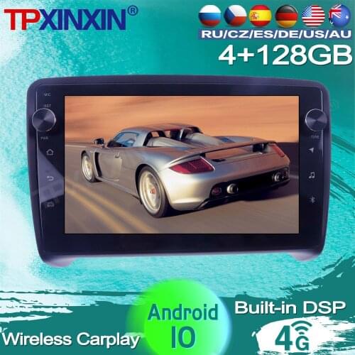 128G For Audi TT 2006 2007 2008 2009 2010 2011- 2014 Android 10 Car Radio Multimedia player GPS Navigation Vioce Control Screen
