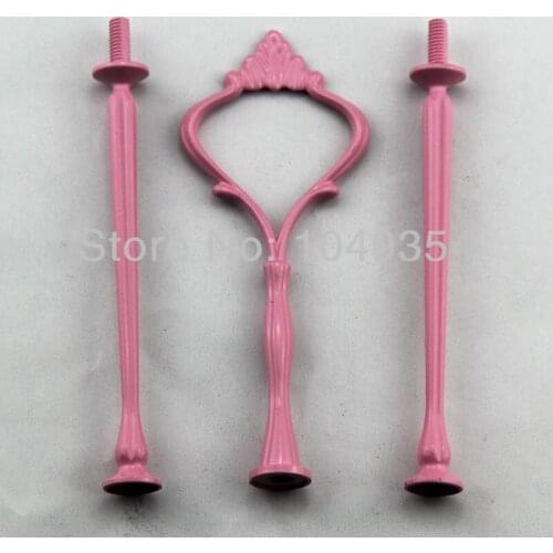 3 tiers cake stand mix and match style metal cupcake