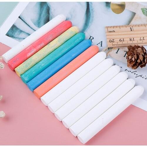 6pcs/lot Color White Dustless Chalk Pens for Blackboard Kitchen Jar Removable 6 Colors Mark Pen Stationery Water Soluble Chalk