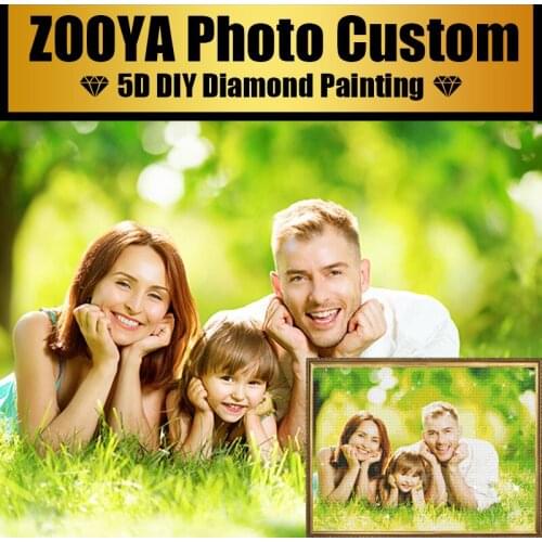 Custom Diamond Painting 5D Photo Full Square&Round Picture of Rhinestone Diamond Mosaic Home Decor Festival Gift Arts DIY DZ21