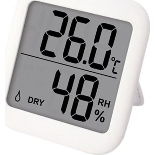 Large LCD Indoor Thermometer Hygrometer Humidity Gauge ℃/℉ with Magnet & Bracket