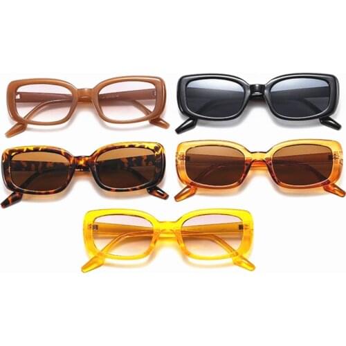 Brand Designer Sunglasses Rectangle Sun Glasse Goggles Anti-UV Spectacles Retro Eyeglasses Adumbral A