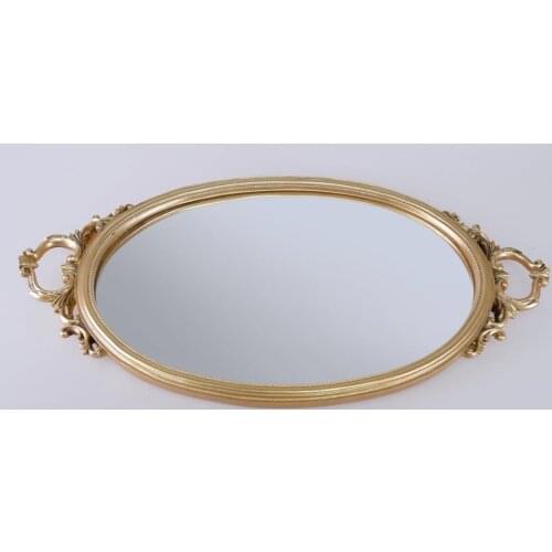 Pue Decor Tray Ahsen Mirrored Gold