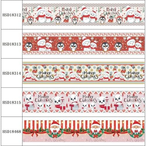 HSDRibbon free shipping 3" 75mm heat transfer printed hsd-design series Grosgrain Ribbon 50Yards/Roll