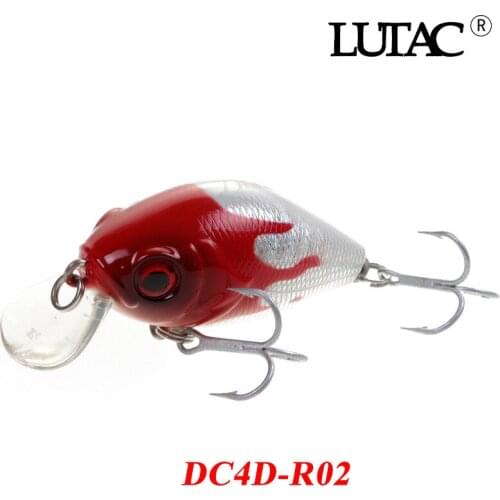 40mm LUTAC 7g Crankbait Artificial Wobbler Hard Lure Minnow Mini Crank Swimbait for perch pike
