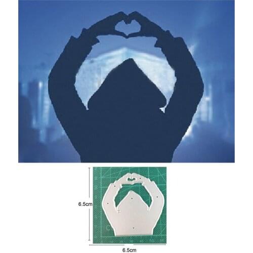 Heart love gester Metal Cutting Die Stencil for DIY Embossing Paper Photo Album Cards Making Scrapbooking Dies Cut Mold