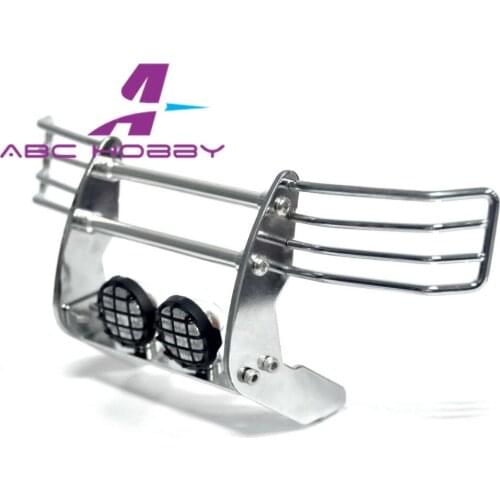 R/C Model Car 1/10 RC TAMIYA CC01 PAJERO Metal bumper bar silver OR Black