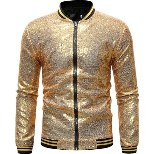 Mcikkny Mens Fashion Shinny Shirts Night Club Halloween Clothing For Male Size S-2XL Singer Suit Costume