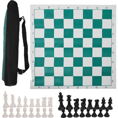 Outdoor Travel Portable Chess Set Board Games Portable International Chess Board Set Chessboard for Party Activities Chess