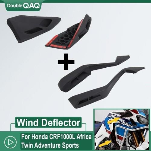 New CRF 1000 L Motorcycle Upper and Lower Wind Deflector 2018 2019 2020 For Honda CRF1000L Africa Twin Adventure Sports