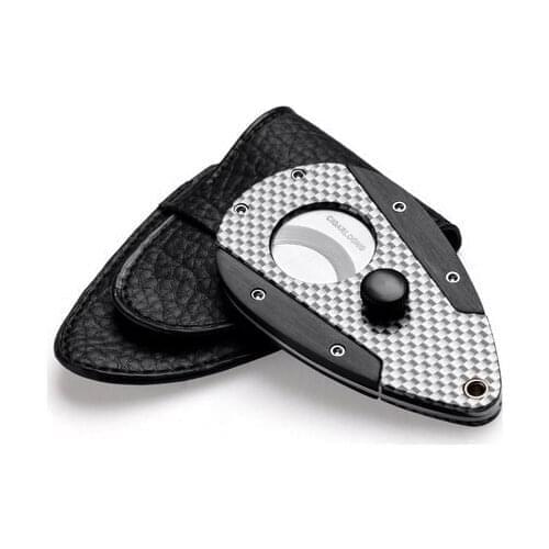 Cigar cutter sharp blade Kreber metal stainless steel travel portable cigar cutter professional Stainless steel travel portable