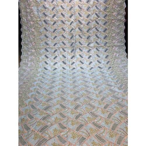 Wholesale guinea brocade fabric bazin riche getner haute qualit lacet africain cotton dry basin brode nigerian lace fabric 5yard