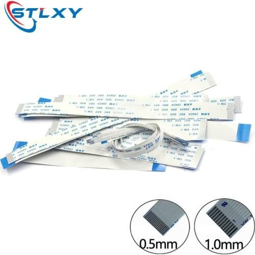 10PCS Flat Flexible Cable FFC FPC LCD Cable AWM 20624 80C 60V VW-1 FFC-0.5MM