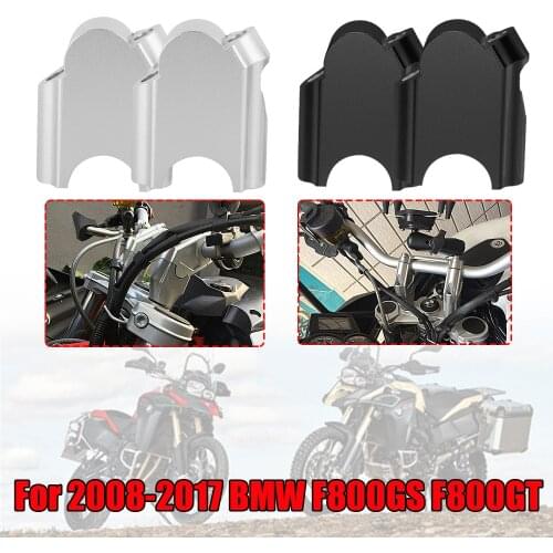 For BMW F800GS F800GT 08-17 Aluminum 28mm Motorcycle Handlebar Raiser Riser Up Backs Moves Bracket Kit 2016 2014 2012 2010 2009