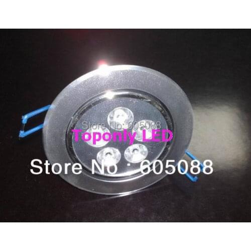 5w Epistar high power led ceiling downlight lamp,500lm white color,life>50,000hrs,2 year warranty,18pcs/lot,DHL free shipping