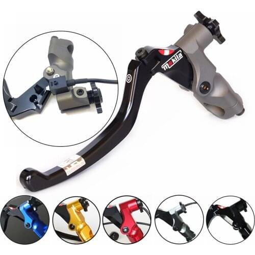 With Logo 7/8" 22mm Motorcycle Hard Anodizing Clutch Lever Cable Clutch Handle For Motorbike Street Sport Bike Scooter Bike ATV