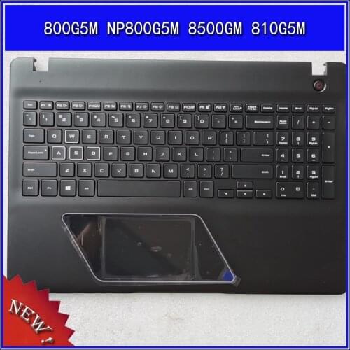 Laptop Palmrest Upper Cover For SAMSUNG NP800G5 NP800G5M 800G5M C Shell with keyboard