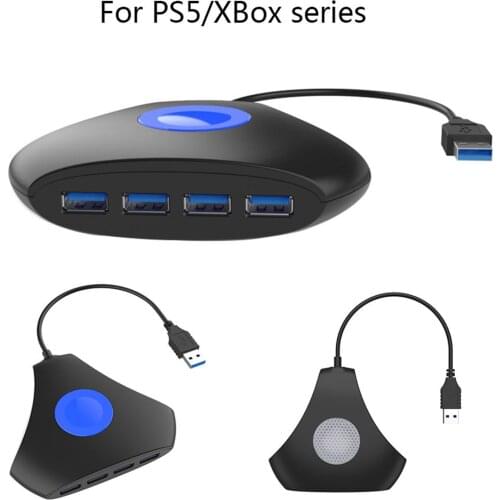 Usb adapter 4 Port For PS5 Xbox SeriesX HUB Converter USB 3.0 Usb splitter multipuerto High Speed Controller Splitter Charger