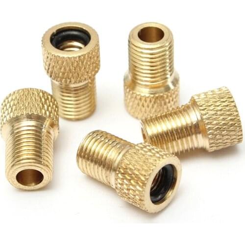 Bicycle tire nozzle valve adapter pump copper wheel nozzle tube adapter hub tube tool bicycle accessories