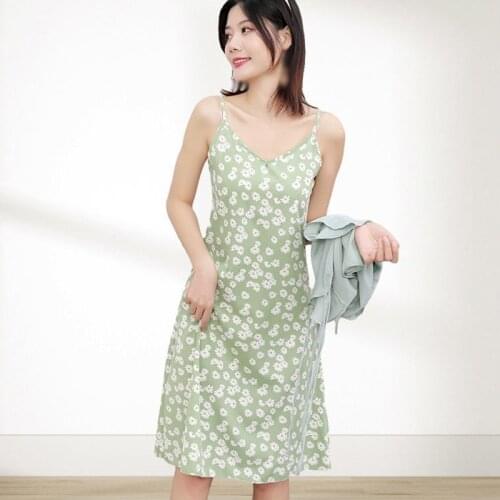 Fashion Floral Sleevless Summer Dress Vintage V-neck Sundress Flower Print Dress Vestidos