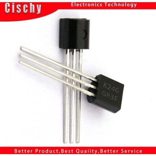 10pcs 2SK246-GR TO92 2SK246 K 246 TO-92 2SK246-Y Channel amplifier effect transistor