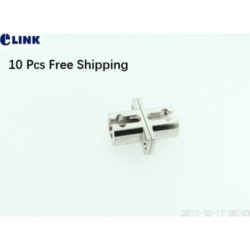 10pcs LC Simplex fiber adapter metal housing SM MM ceramic sleeve IL