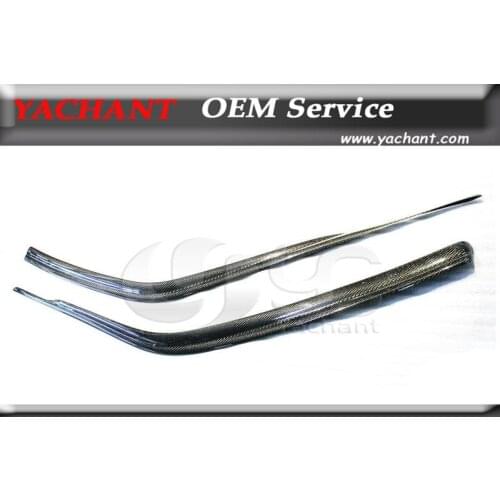Car Styling Carbon Fiber CF Wind Deflector Fit For 1995-1998 Skyline R33 GTR GTS Wind Deflector 2 Pcs