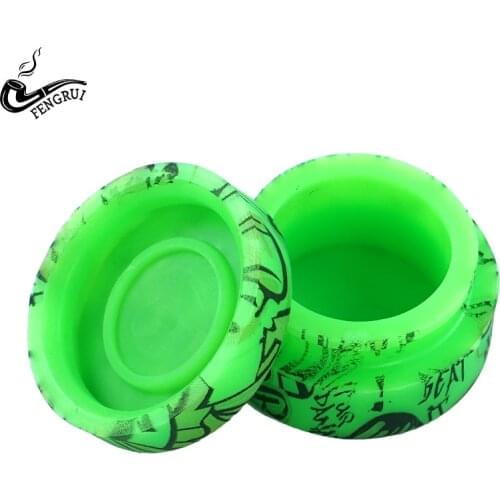 5pcs Silicone 5ml Container Small Storage Box Wax Oil Storage Container Creative Dab Box with Lid Storage Accessories