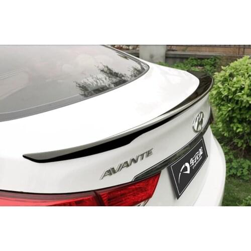 ABS Paint Car Rear Wing Trunk Lip Spoilers Fits For Hyundai Elantra 2012 2013 2014 2015 2016
