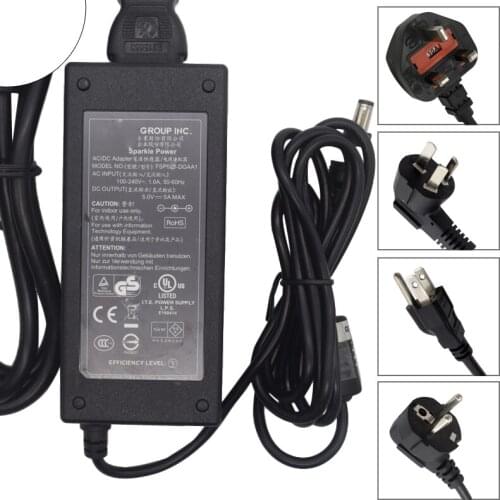 For FSP Group Adaptor FSP025-DGAA1 5V 5A Max Power Supply Charger Round Connector - Used