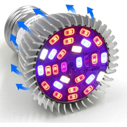 E27 E14 GU10 LED Plant Grow Light 28LED Bulb Full Spectrum For Hydroponic Hot Sale