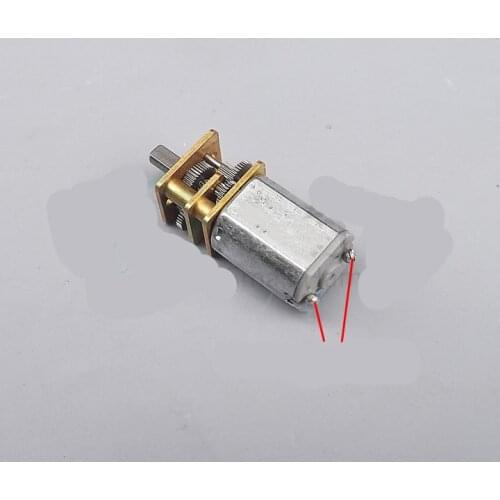 N20 Micro Metal Gear motor Electric gear box 6V DC 6V 200rpm 3MM Shaft Diameter DIY Motors