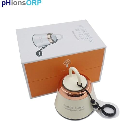 4000ppb Portable Pocket Hydrogen Rich Water Generator Bottle DuPont SPE/PEM DualChamber H2 Maker lonizer Electrolysis for Travel