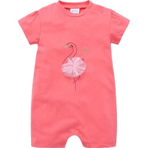 2020 Kavkas Summer Baby Girl Boy Romper Short Sleeve Cotton Babies Clothes 0-3 months Infant Newborn Jumpsuit New Born Clothing