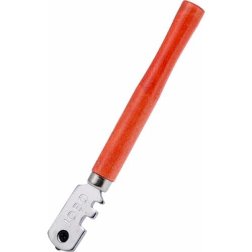 Mayitr 1pcs Portable Tipped Tile Glass Cutter Cutting Wheel Metal Handle Head Cutting Craft Hand Tool