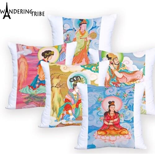 Chinese Style Cushion Cover Decorativos for Office Comfortable Cushion Covers Character Pillow Cover Home Decor Wholesaler