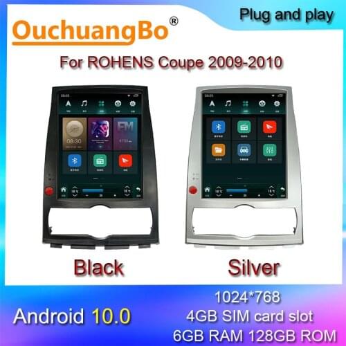 Ouchuangbo radio recorder for 9.7 inch Rohens Coupe 2009-2010 with android 10 video player GPS DSP 6GB+128GB