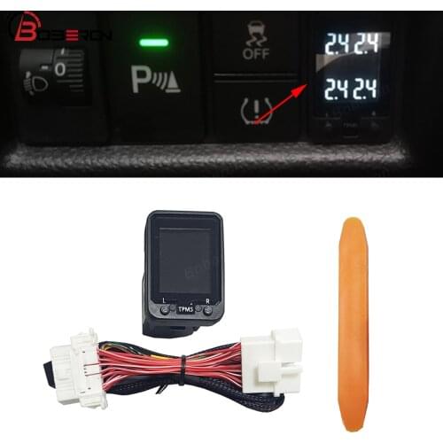 Tire Pressure Monitor Switch Real Time Monitoring Display Button OBD TPMS For Toyota Corolla 2014 Camry Prado Prius