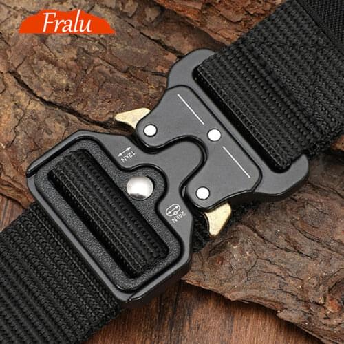 125-140long big size Belt Male Tactical military Canvas Belt Outdoor Tactical Belt mens Military Nylon Belts Army ceinture hom