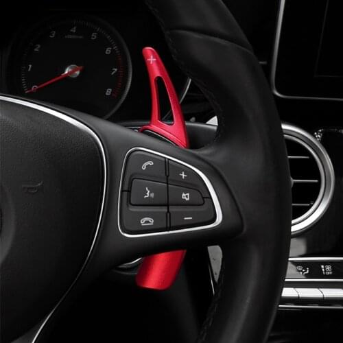 Aluminum alloy steering wheel decorative paddle shifters For Mercedes-Benz CLA CLS GLA GLC GLE GLS SLC A B C E S SL V G Class