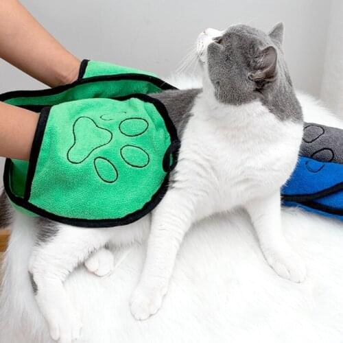 Ultra-absorbent Pet Dog Bath Towel Microfiber Super Absorbent Pet Drying Towel Blanket With Pocket For Small Medium Large Dogs