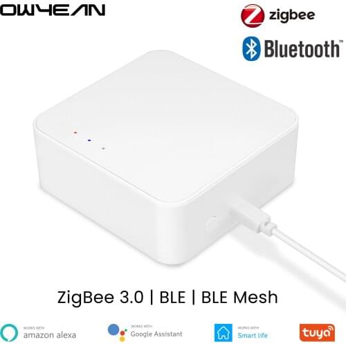 Tuya Smart Wireless ZigBee 3.0 WiFi Bluetooth Mesh BLE Gateway Hub Bridge Work with Smart Life Alexa Google Home Control Center